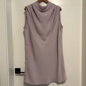 Aritzia Babaton Amuse Soft Lilac Mini Dress